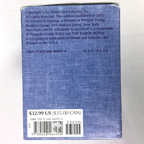 The Hardy Boys Starter Set By Franklin Dixon Hardcover Five Book Boxed Bundle - Picture 11 of 11